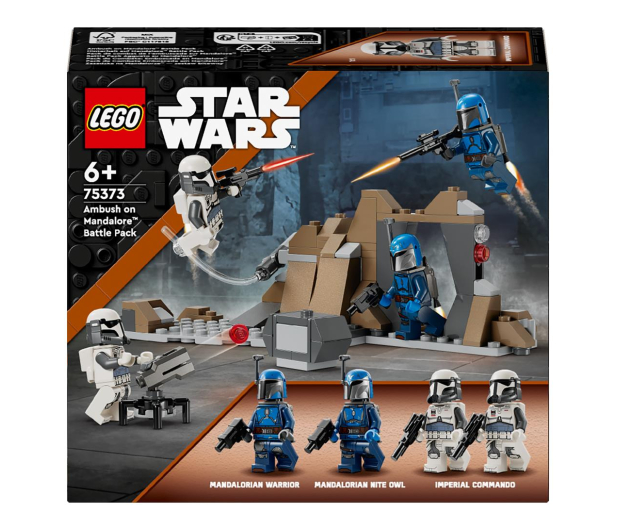 LEGO STAR WARS 75373 Zasadzka na Mandalorze — zestaw bitewny - 1248543 - zdjęcie